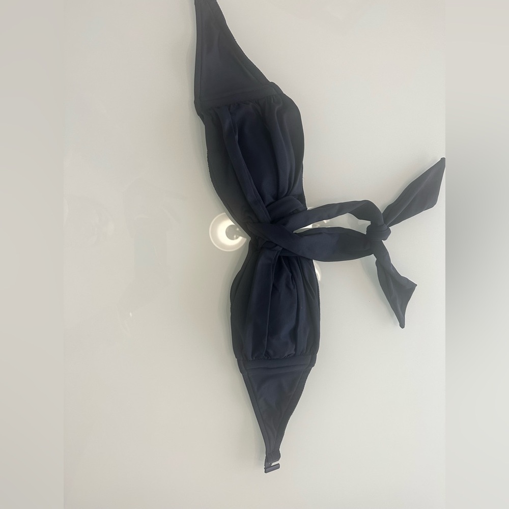 Blue bathing suit top